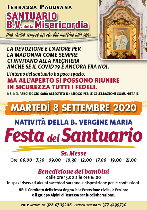 Festa del Santuario - 2020